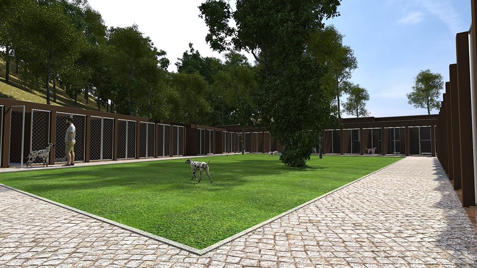 Imagem 3D do novo Abrigo a construir em Carvalhosa