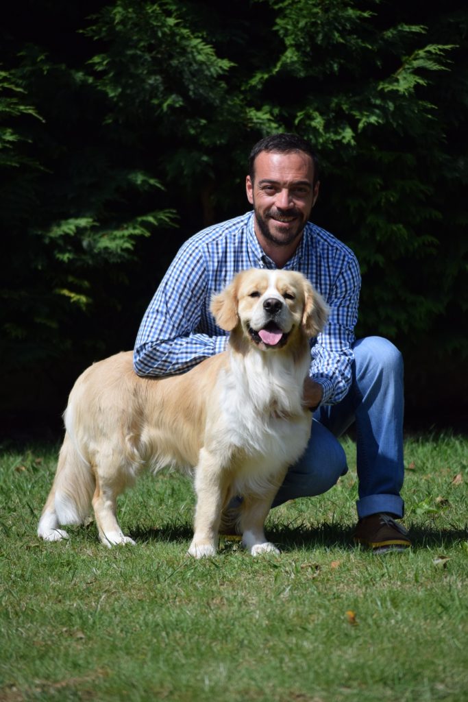 Luís Ramalho e o seu cão Max